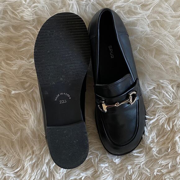 SPUR Vegan Leather Loafers, size 6.5 - Picture 4 of 6